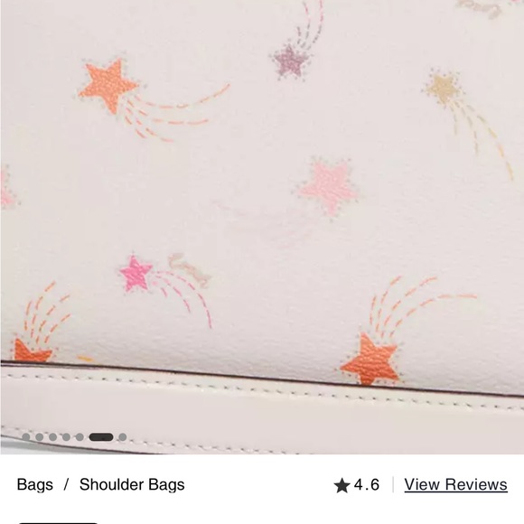 Coach Clara Shoulder Bag With Shooting Star Print. BNWT - Picture 10 of 11